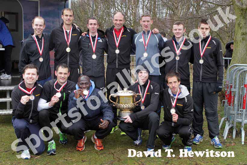 Belgrave Harriers winners of the National Mens12 Stage Relay.